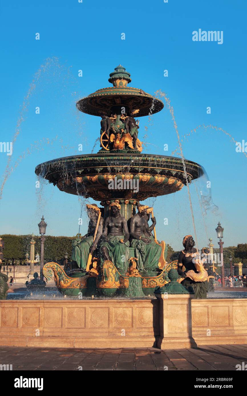 Platz De La Concorde, Paris, Frankreich Stockfoto