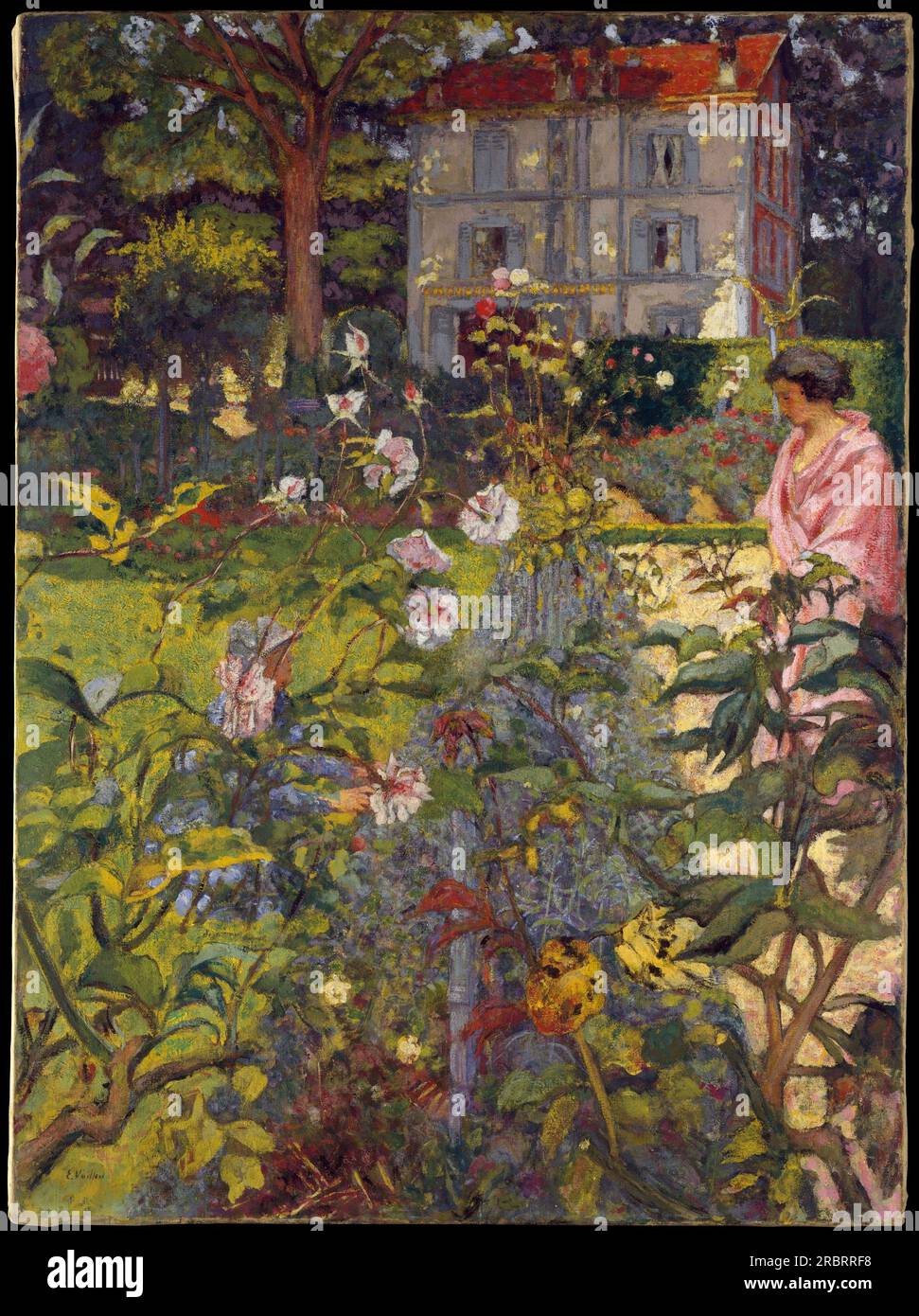 Garten im Vaucresson c.1920 - c.1936; Frankreich von Edouard Vuillard Stockfoto