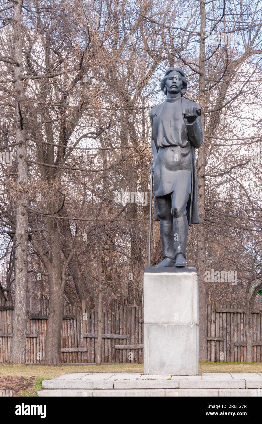 Russland, 18. März 2009, Denkmal für Maxim Gorky, russischer und sowjetischer Schriftsteller, Gründer der sozialistischen Realismus-literarischen Methode und ein politischer Stockfoto