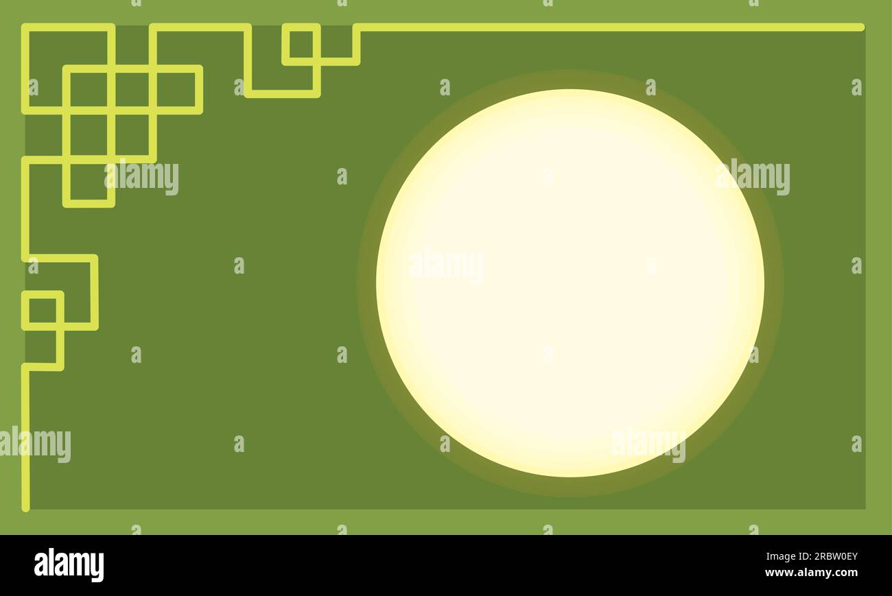 Farbiger leerer asiatischer Vorlagenrahmenvektor Stock Vektor