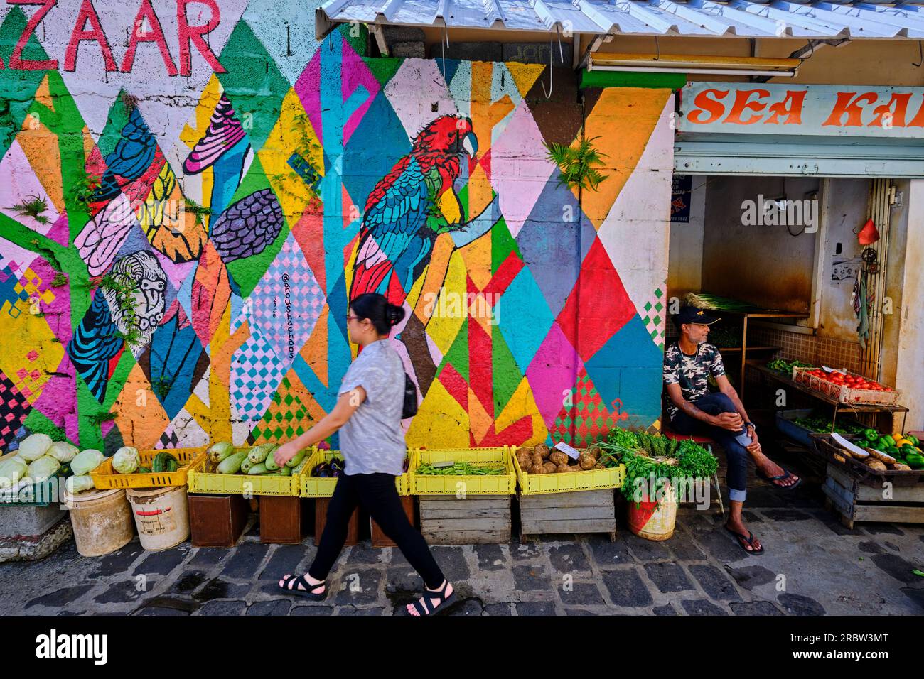 Mauritius, Port-Louis-Viertel, Port-Louis, Chinatown Stockfoto