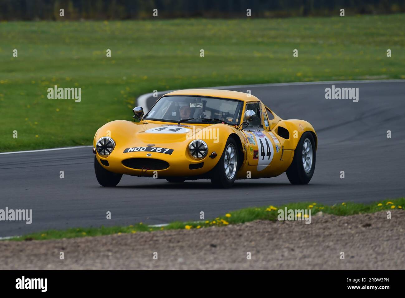 Chris Blewett, Ginetta G4, eine Veranstaltung mit zwei unterschiedlichen Grids, HRDC Dunlop Allstars für Sports, GT und Touring Cars vor 1966. Die Allstars-Ergebnisse Stockfoto