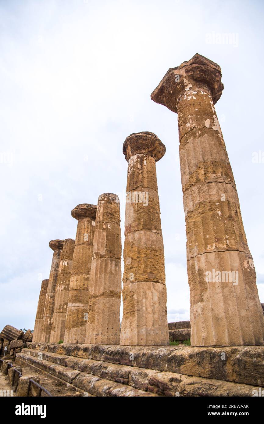 Valle dei templi Stockfoto