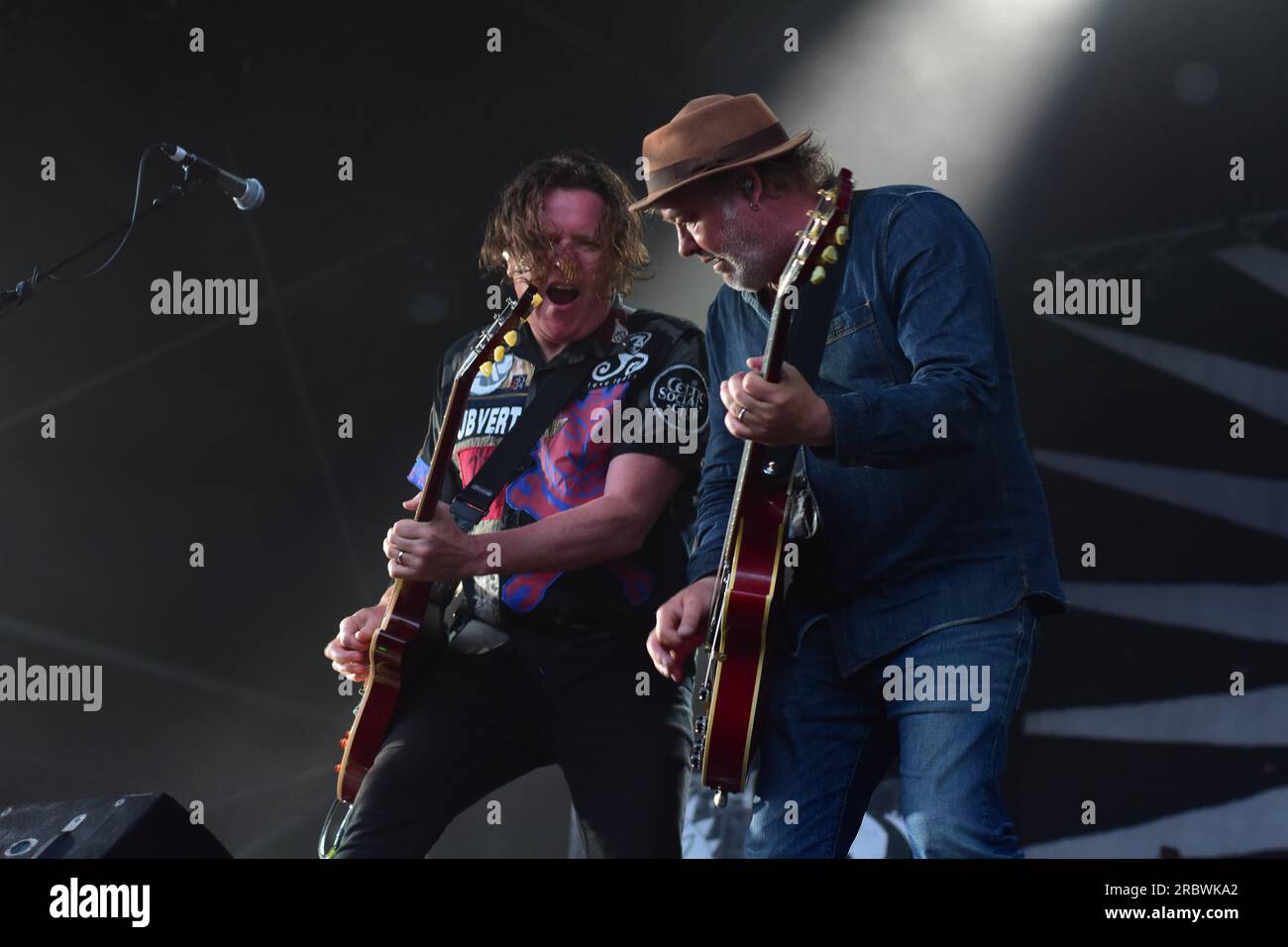 Die Levellers in der Performance bei Bristol Sounds, Bristol, Großbritannien. Juni 24 2023. Stockfoto