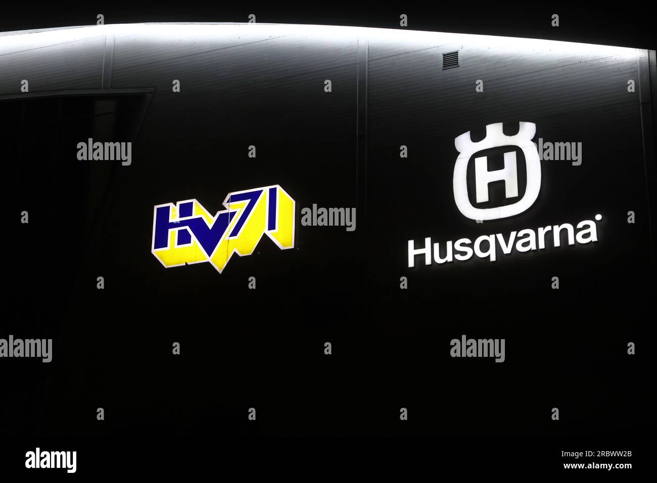 Husqvarna Garden, Hockeyarena für den Hockeyclub HV71, Husqvarna, Schweden. Stockfoto