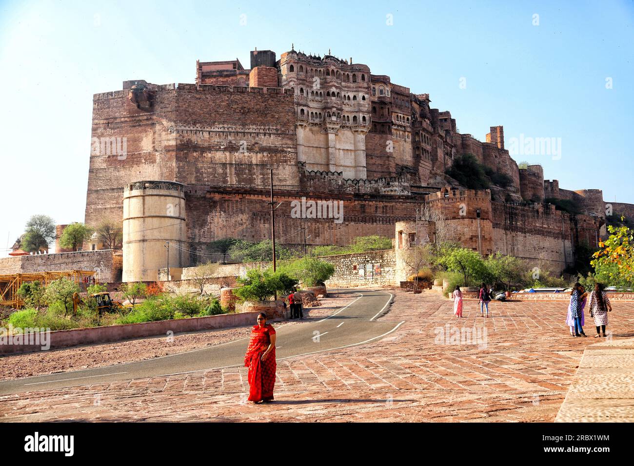 Ich Reise durch Indien durch viele Orte und Städte Stockfoto