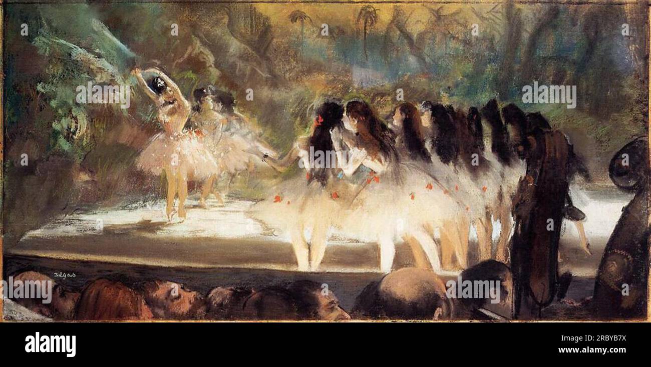 Ballett in der Paris Opéra 1878 von Edgar Degas Stockfoto