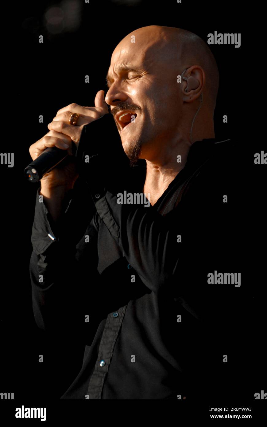 Tim Booth - James, V2009, Hylands Park, Chelmsford, Essex, Großbritannien - 23. August 2009 Stockfoto