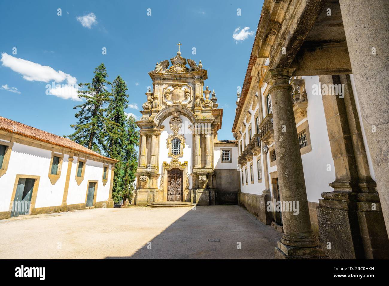 Mateus-Palast in Vila Real, Portugal. Juni 30 2023. Stockfoto