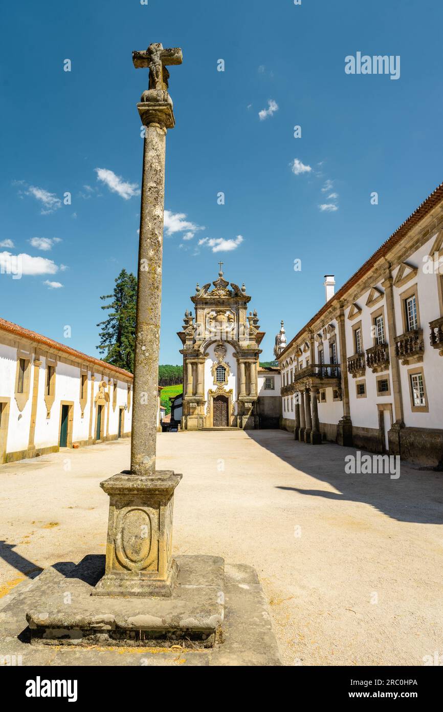Mateus-Palast in Vila Real, Portugal. Juni 30 2023. Stockfoto