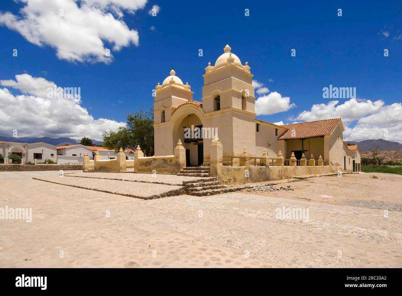 Kirche San Pedro de Nolasco, Molinos, Calchaqui-Tal, Argentinien Stockfoto