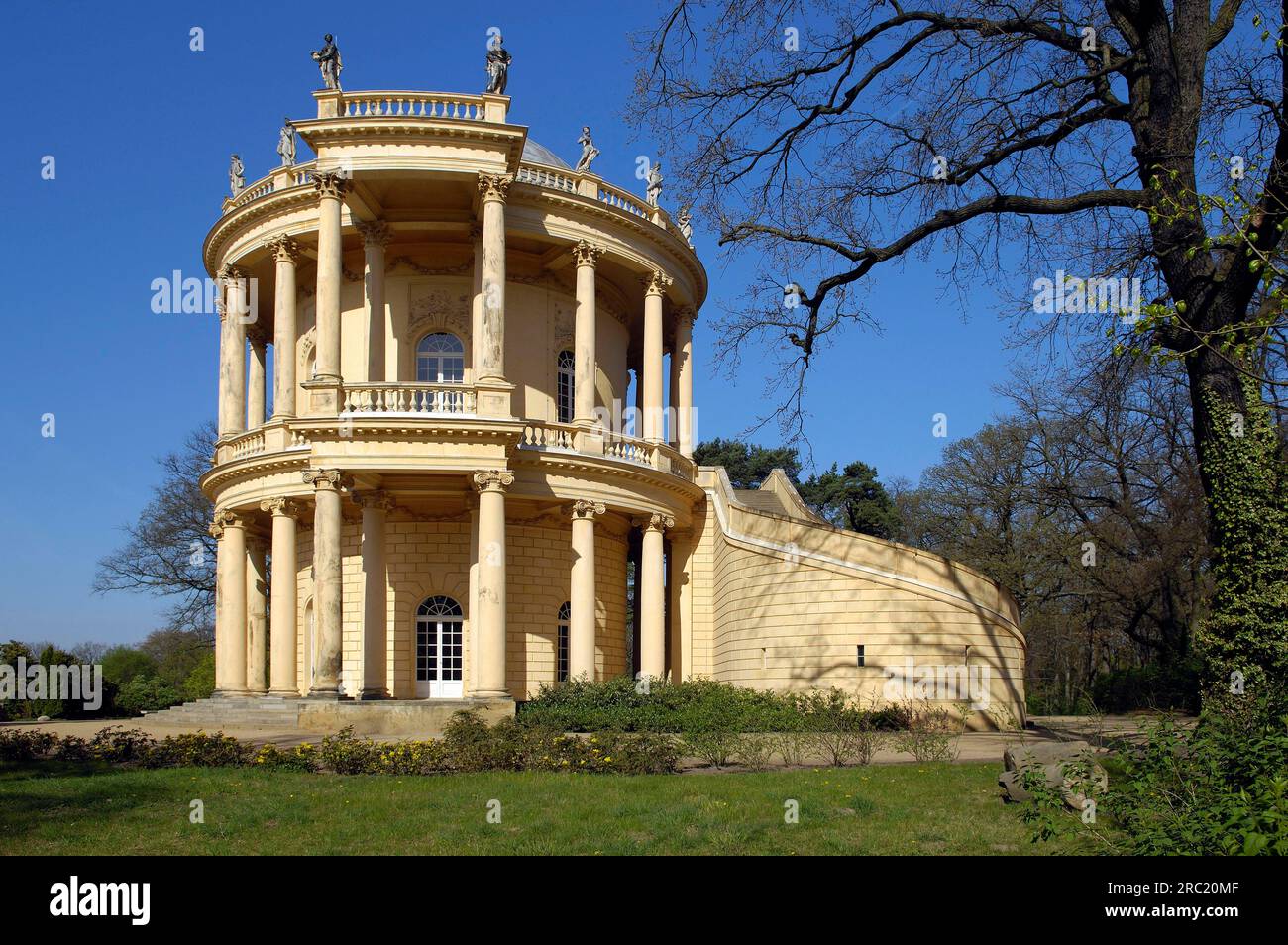 Belvedere, Klausberg, Park Sancoussi, Potsdam, Brandenburg, Deutschland, Aussichtsturm Stockfoto
