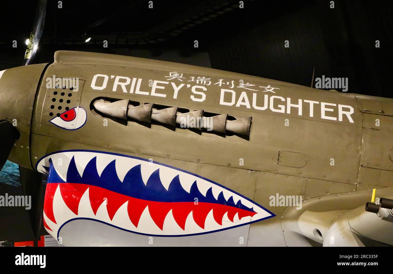 Curtiss P40N Warhawk US Army Air Force Flying Tiger Kampfflugzeug The