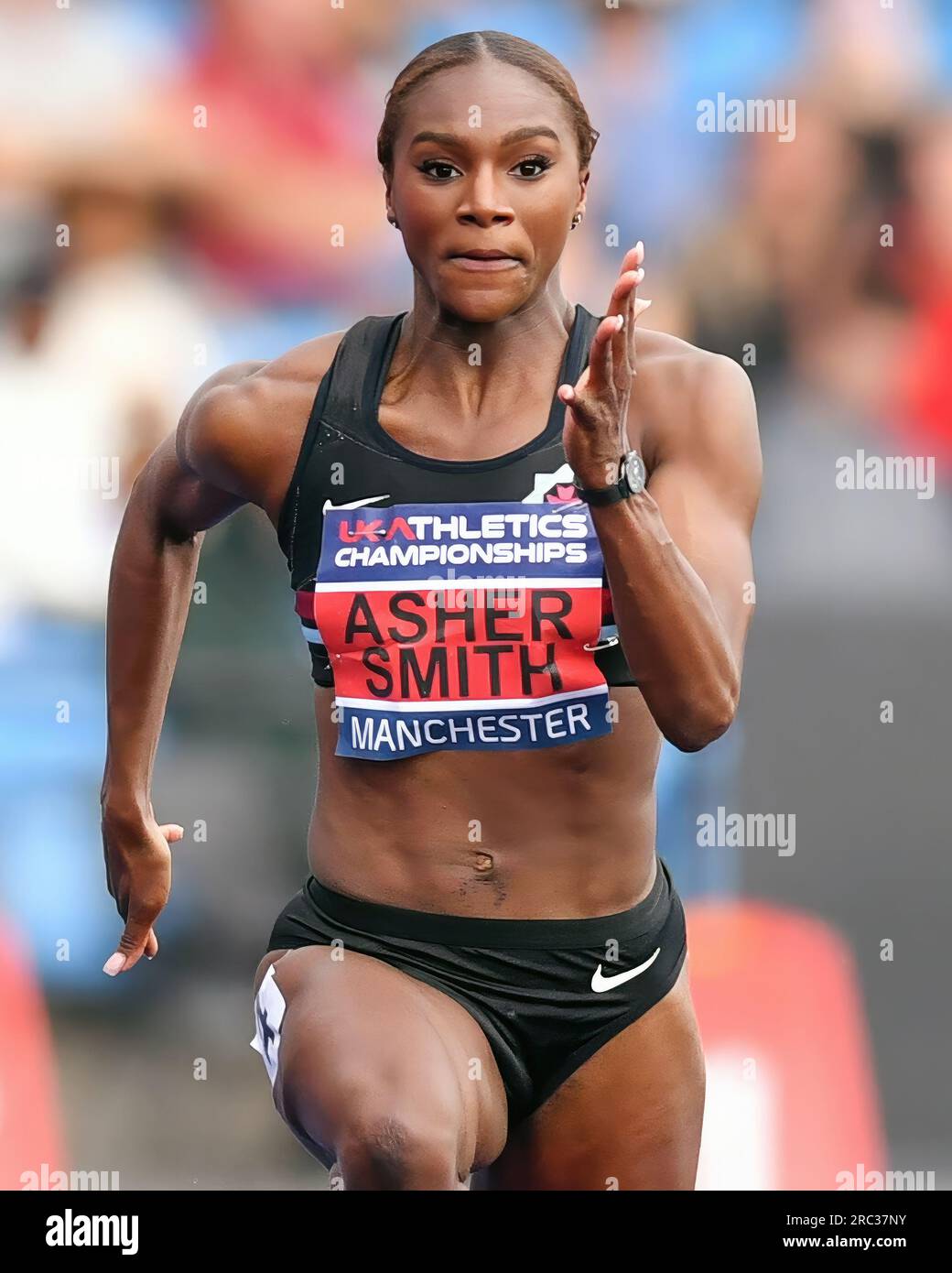 Manchester Regional Arena, Manchester, Großbritannien. Nationale britische Leichtathletikmeisterschaft 2023. Bildunterschrift: Bild: Mark Dunn/Alamy Live News (Sport) Stockfoto