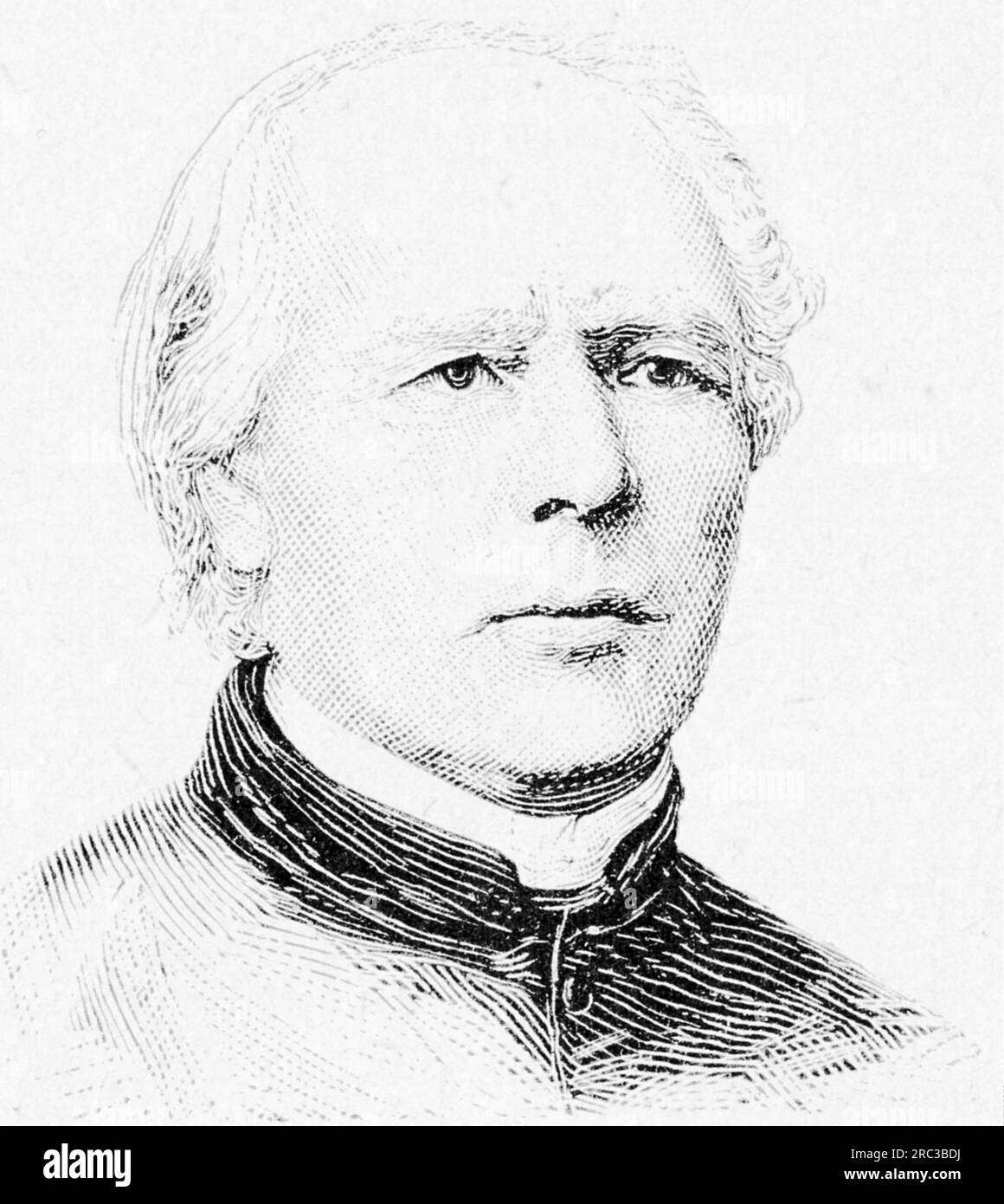 Moufang, Christoph, 17.2.1817 - 27,2.1890, deutscher katholischer Theologe und Politiker (Zentrumspartei), ADDITIONAL-RIGHTS-CLEARANCE-INFO-NOT-AVAILABLE Stockfoto