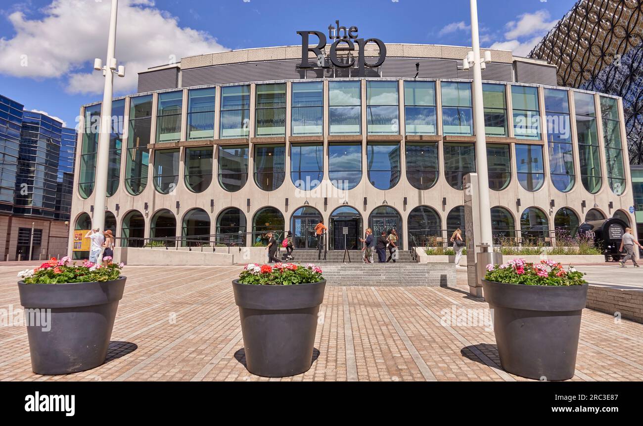 Birmingham Repertory Theatre, bekannt als Rep, Centenary Square, Birmingham Stockfoto