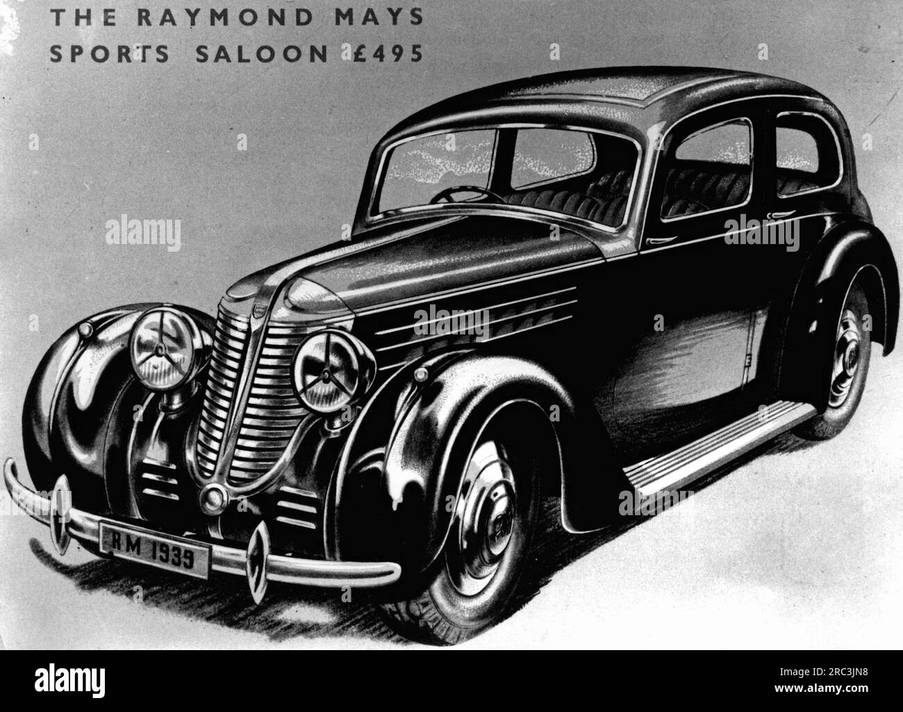 Transport/Transport, Auto, Fahrzeugvarianten, Shelsley Raymond Mays, Poster, 1939, ADDITIONAL-RIGHTS-CLEARANCE-INFO-NOT-AVAILABLE Stockfoto