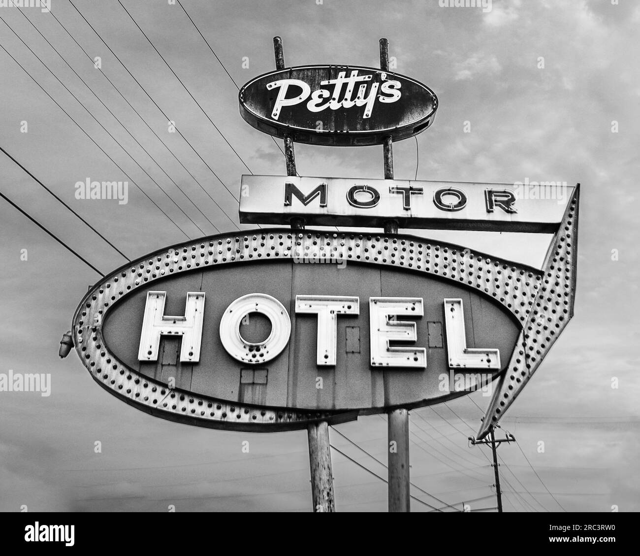 Motor Hotel Stockfoto