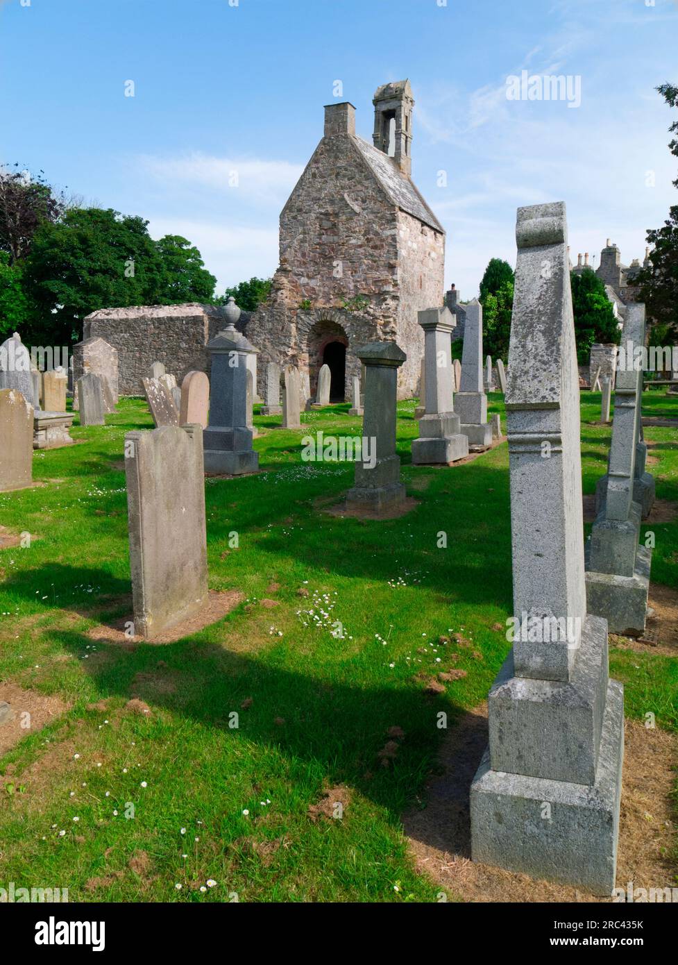 St. Talogan Parish Church, Fordyce, Aberdeenshire Stockfoto