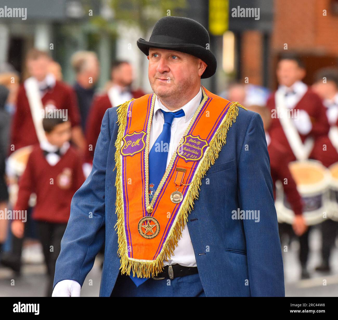 12. Juli Parade 2023, Lisburn Road, Belfast Stockfoto