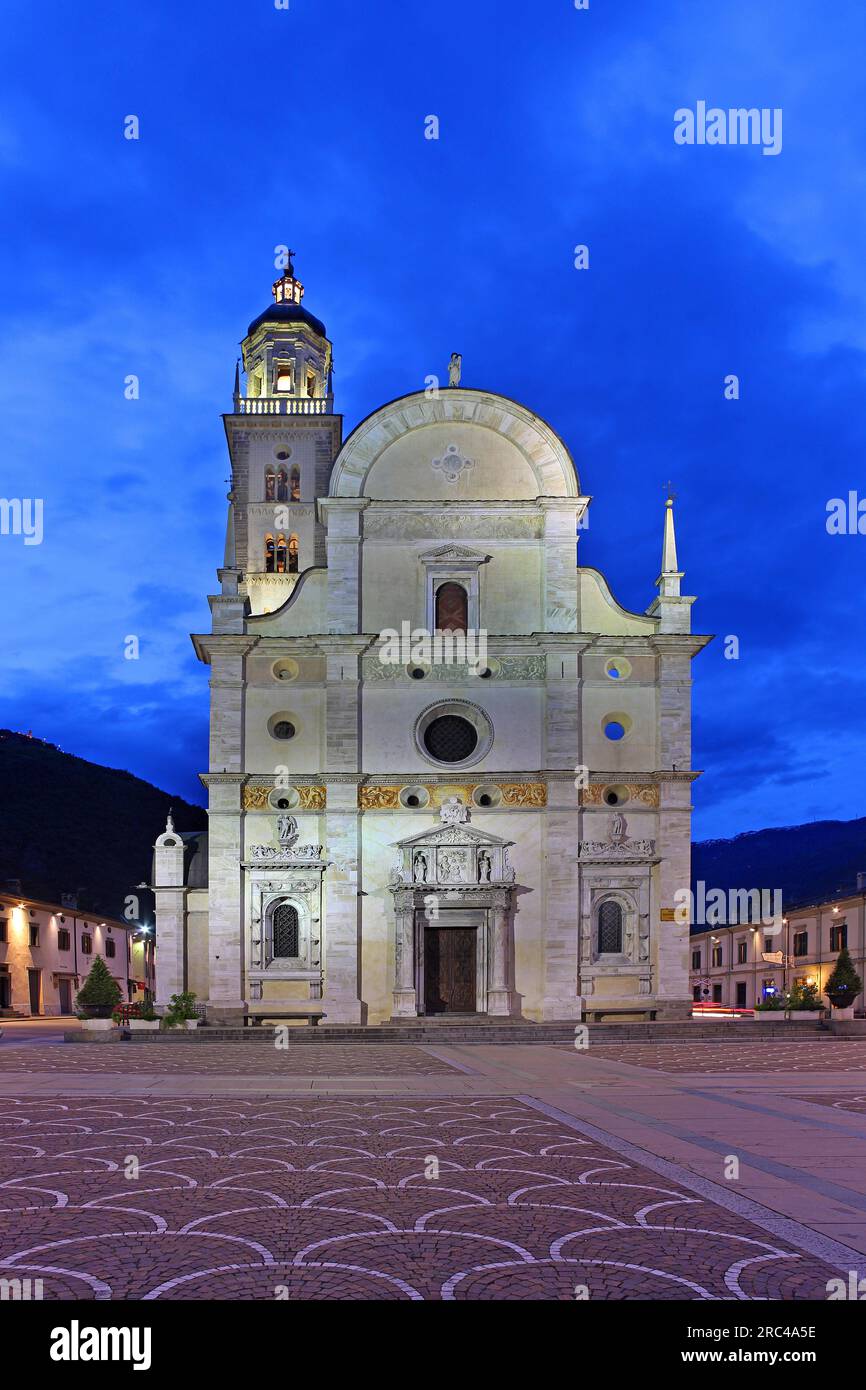 Tirano, Sondrio, Valtellina, Lombardei, Italien Stockfoto