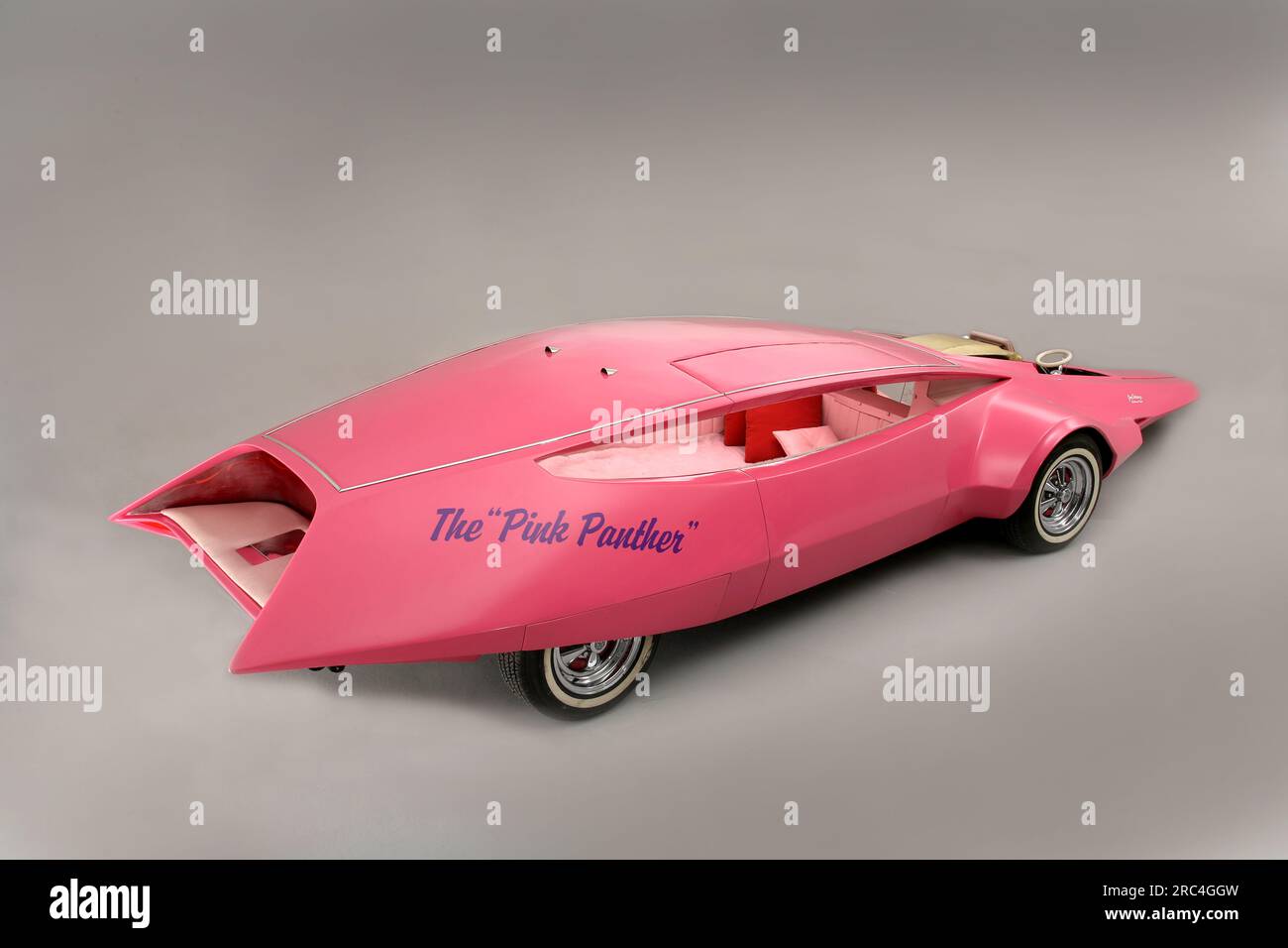 Pink-Panther-Auto Stockfoto