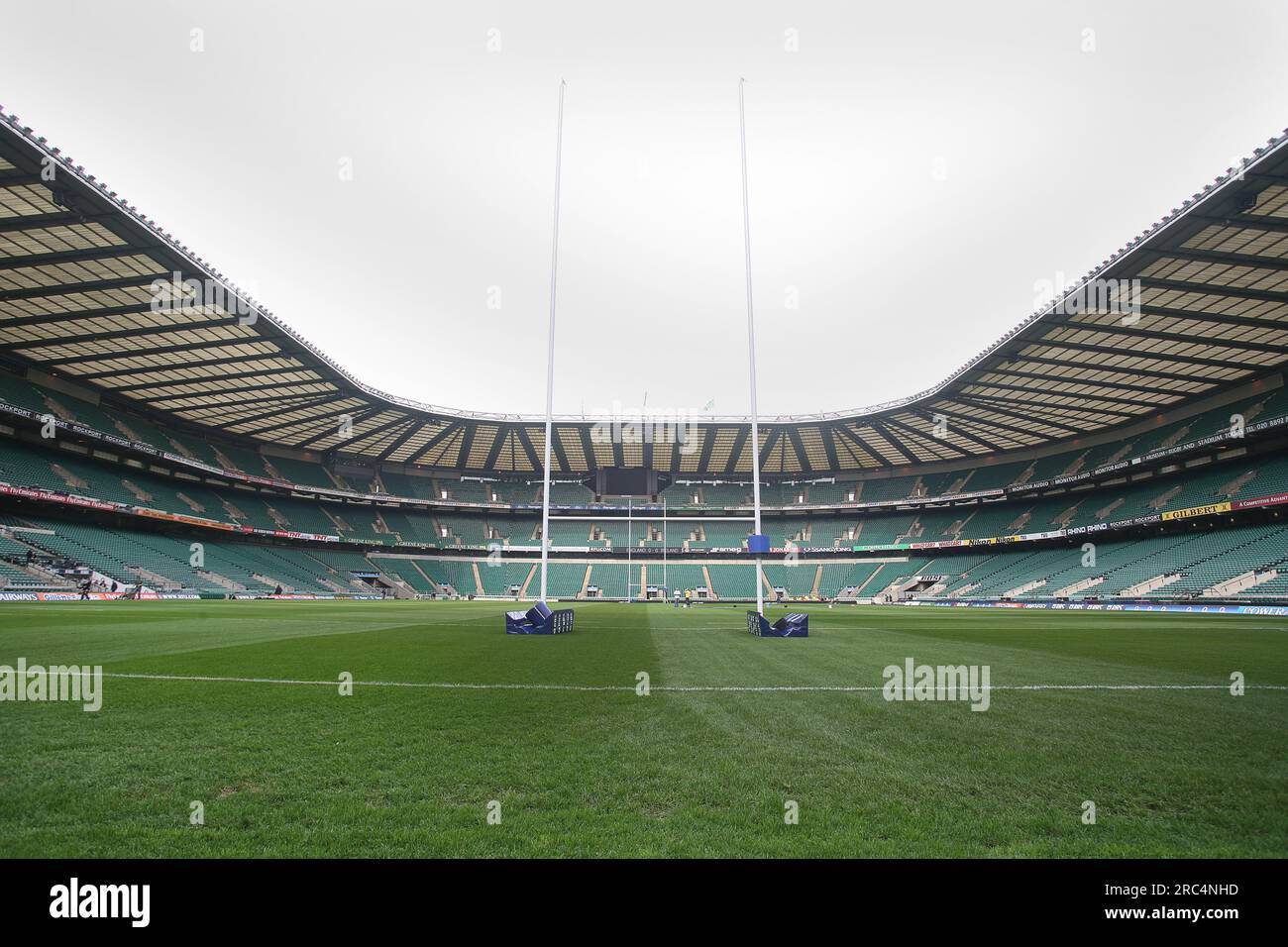 Twickenham Rugby-Stadion Stockfoto