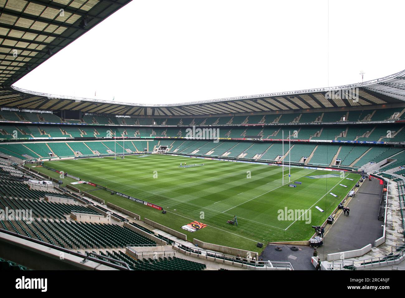 Twickenham Rugby-Stadion Stockfoto