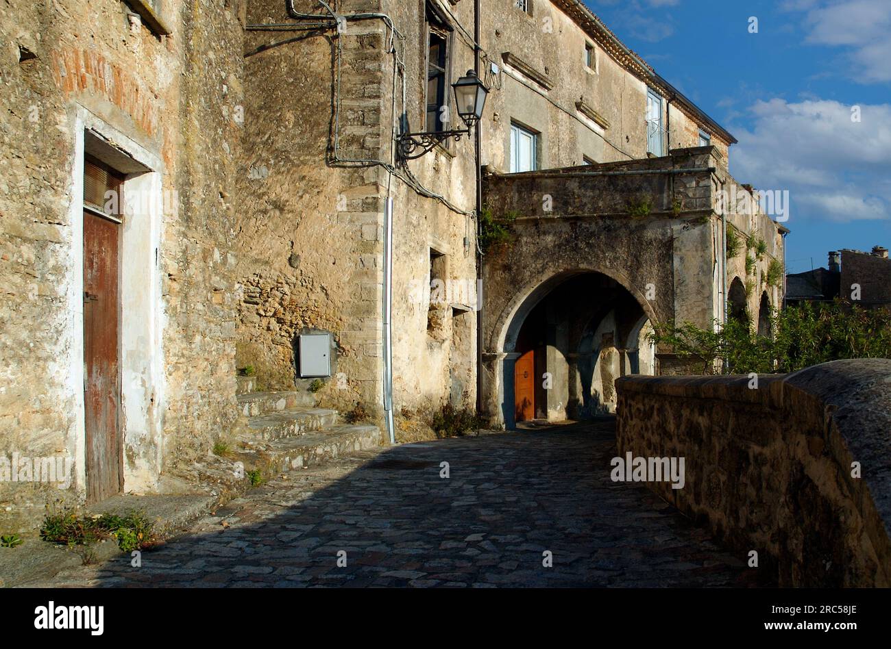 Italien Calabria Cleto historisches Zentrum Loggia Berardini Palast Stockfoto