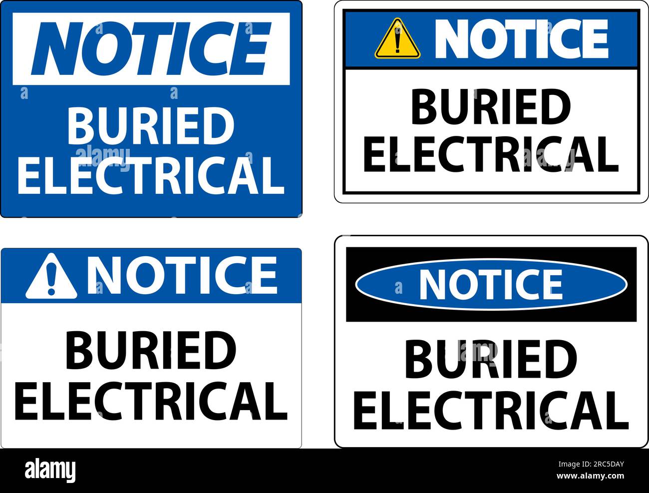 Beachten Sie Das Schild „Grab Electrical On White Bacground“ Stock Vektor