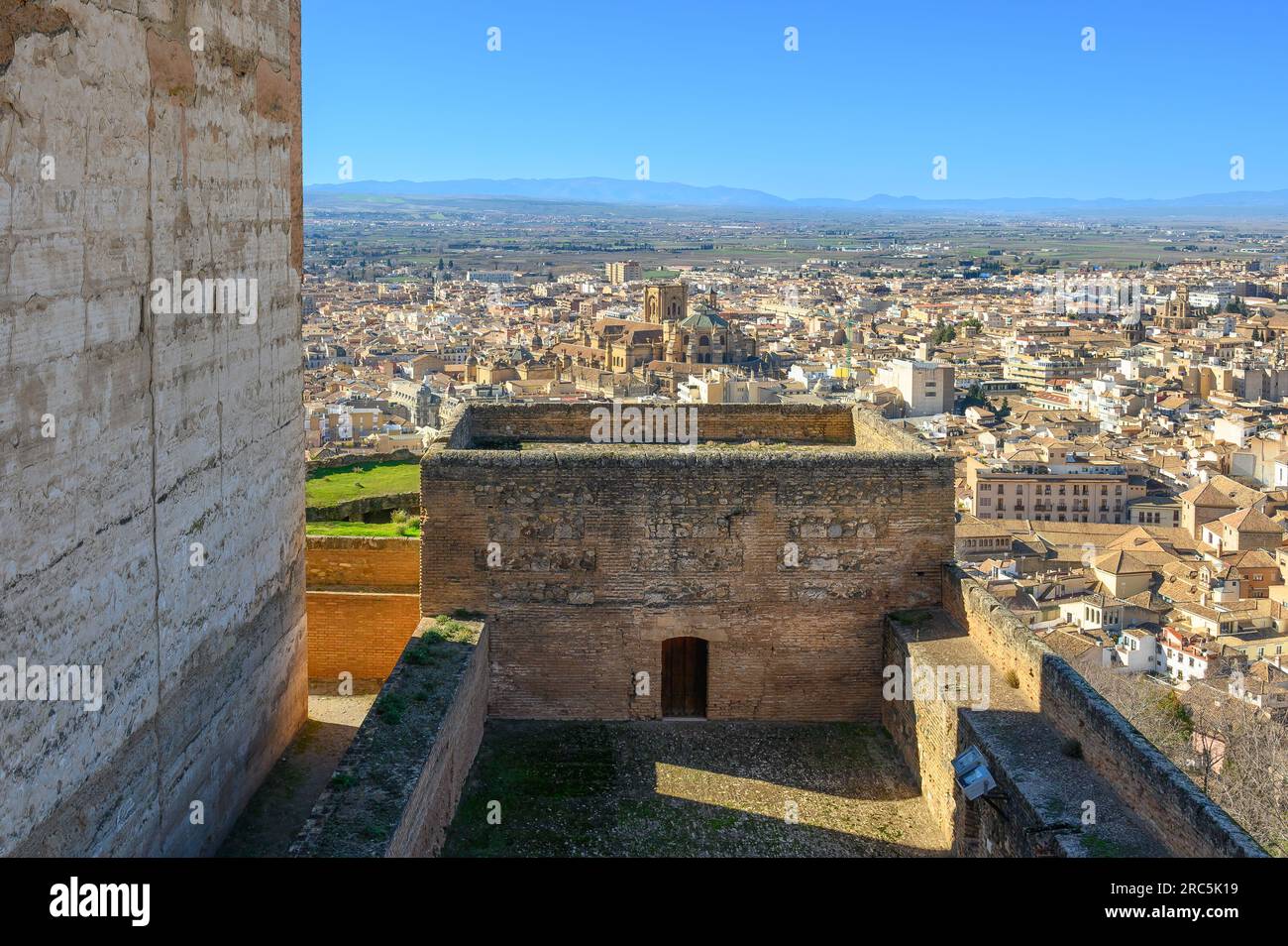 Mittelalterliche Architektur der Alhambra, Granada, Spanien Stockfoto