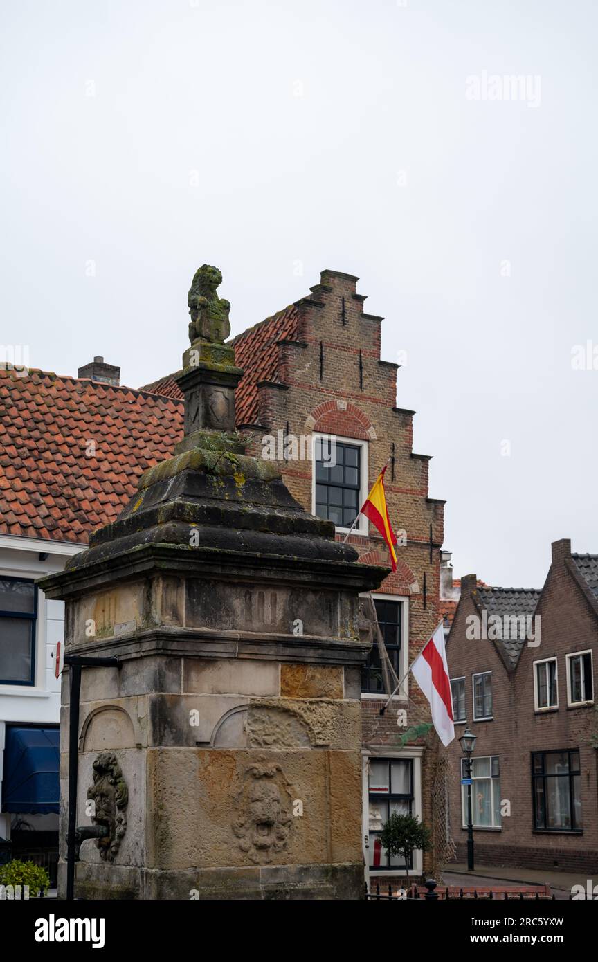 Brielle, Niederlande, feiert die Freiheit, die erste Stadt, die am 1. April 1572 von den Spaniern befreit wurde, die Geschichte der Niederlande Stockfoto