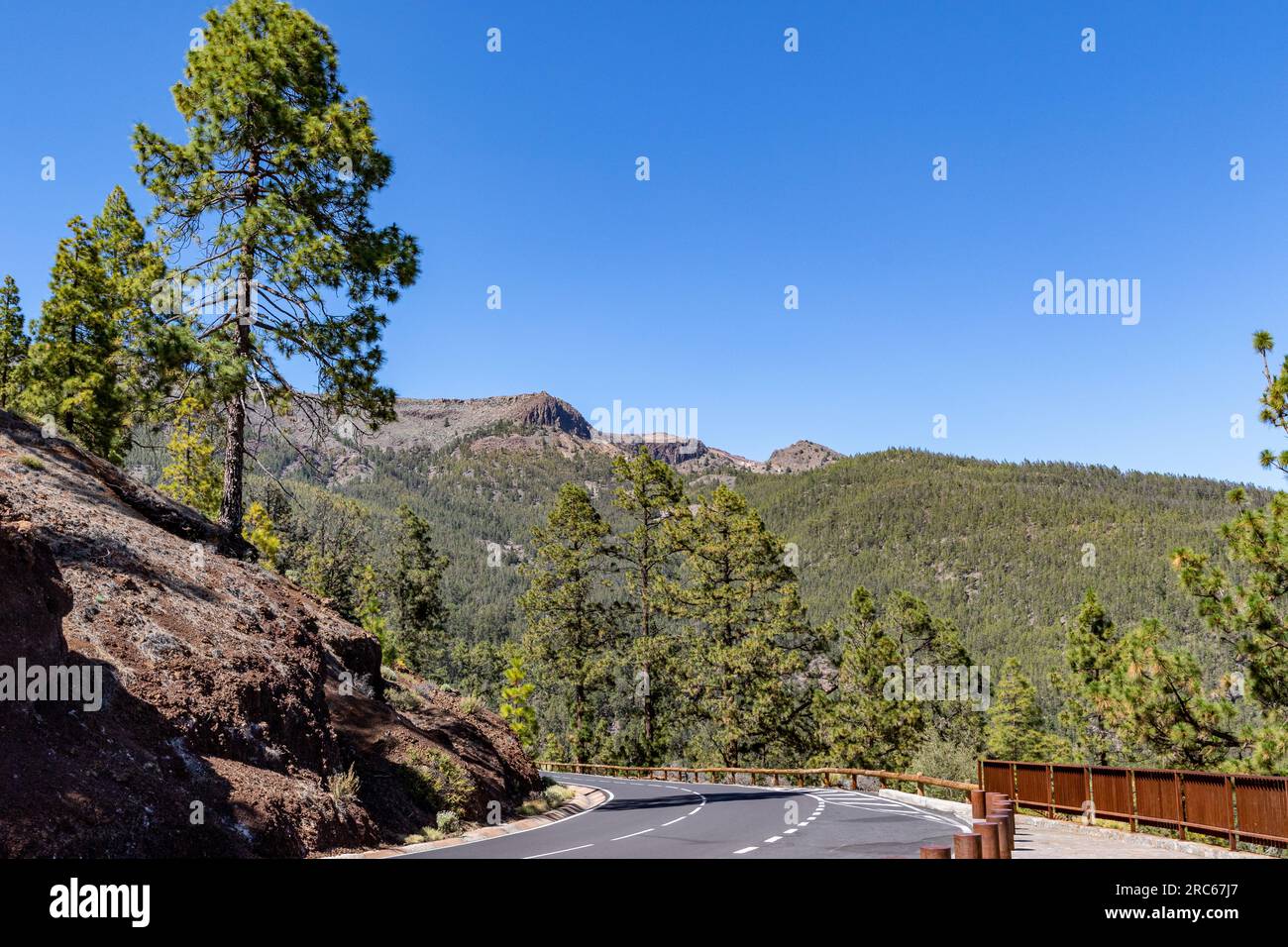 Fantastische Aufnahmen auf Teneriffa, aufgenommen mit einer Kamera Stockfoto