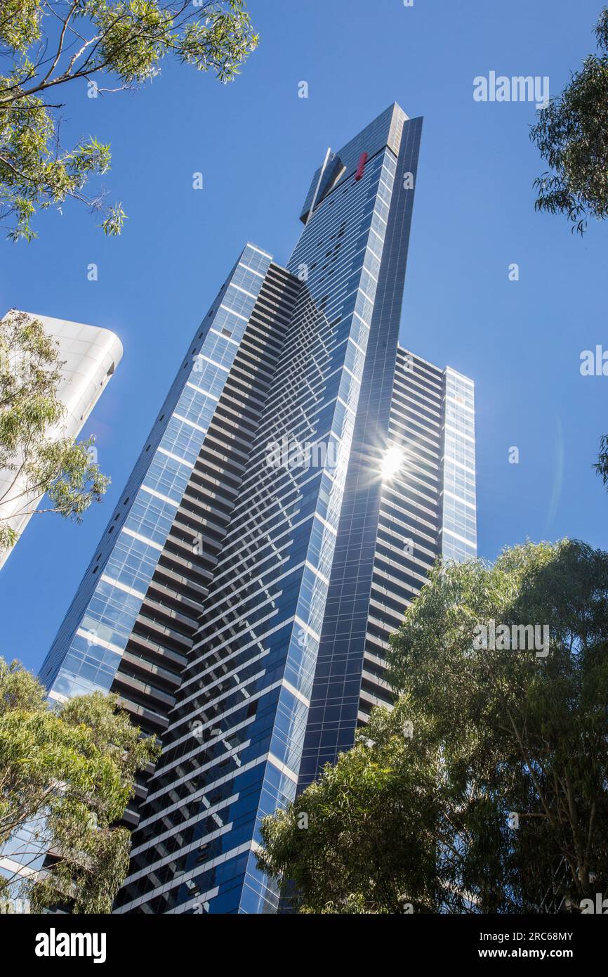 Eureka Tower Melbournes höchstes Gebäude Stockfoto