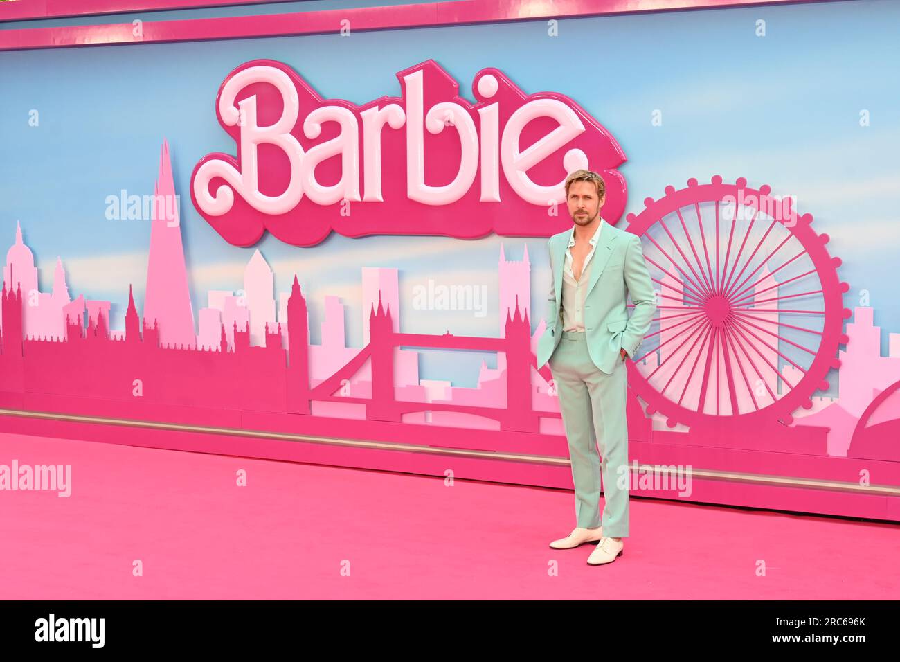 London, Großbritannien. 12. Juli 2023. Ryan Gosling auf der britischen Premiere von Barbie am Cineworld Leicester Square, London Credit: Nils Jorgensen/Alamy Live News Stockfoto