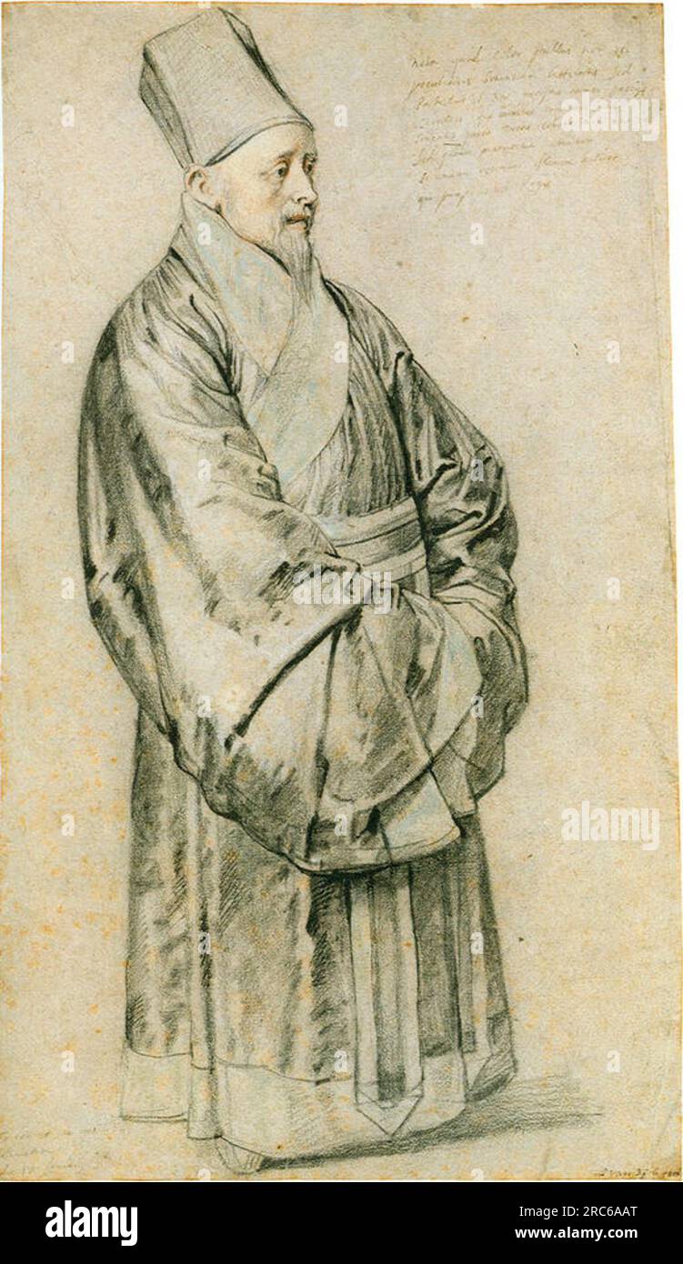 Nicolas Trigault 1617 von Peter Paul Rubens Stockfoto