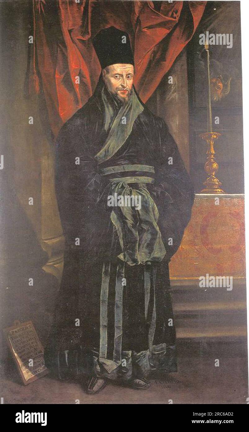 Nicolas Trigault 1617 von Peter Paul Rubens Stockfoto