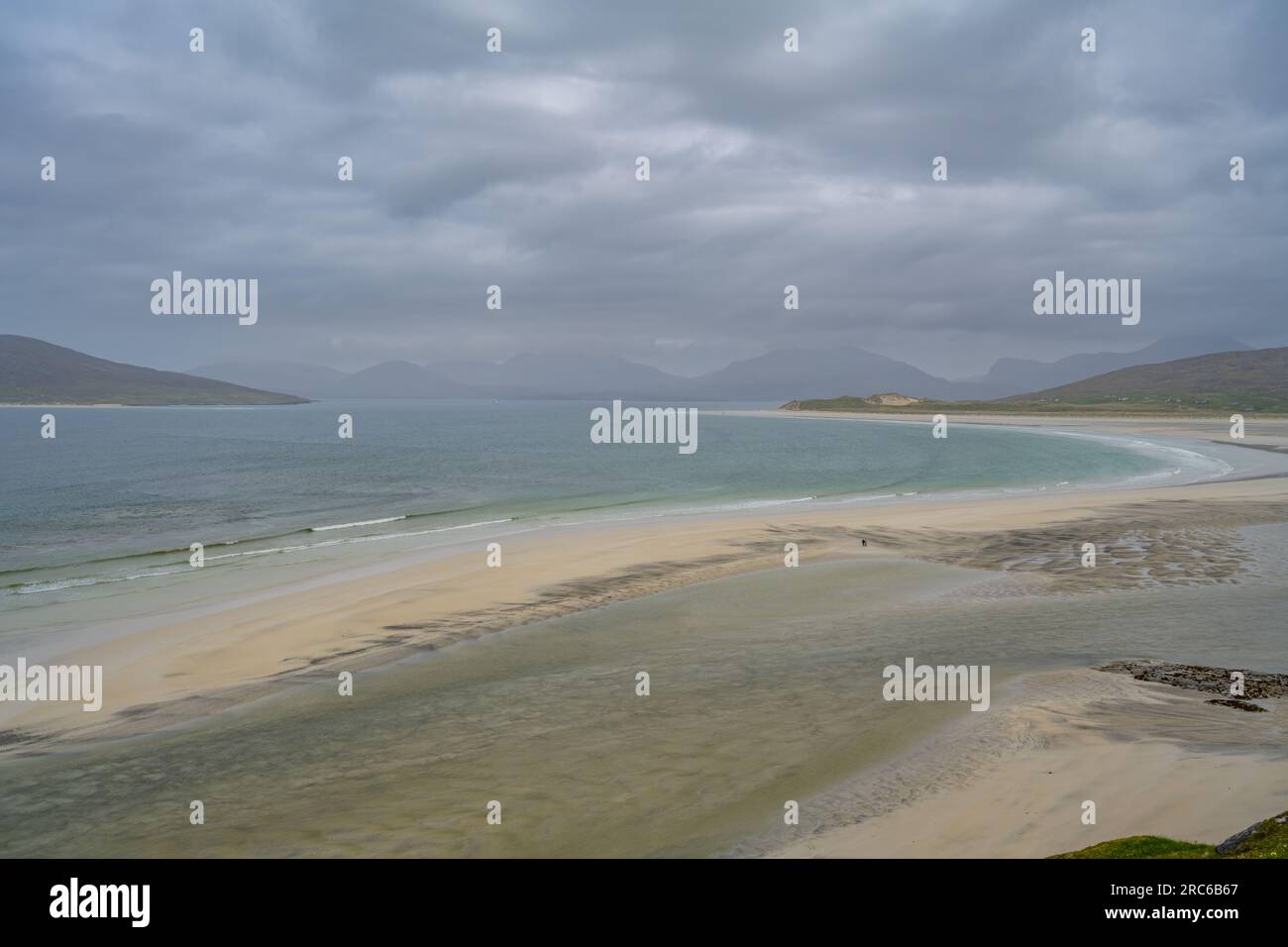 Der Strand von Luskentyre, der Insel Harris Stockfoto