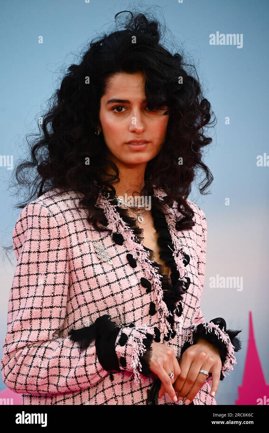 Cineworld Leicester Square, London, Großbritannien. 12. Juli 2023. Hannah Khalique-Brown besucht die europäische Premiere von Barbie, London, Großbritannien. Kredit: Siehe Li/Picture Capital/Alamy Live News Stockfoto