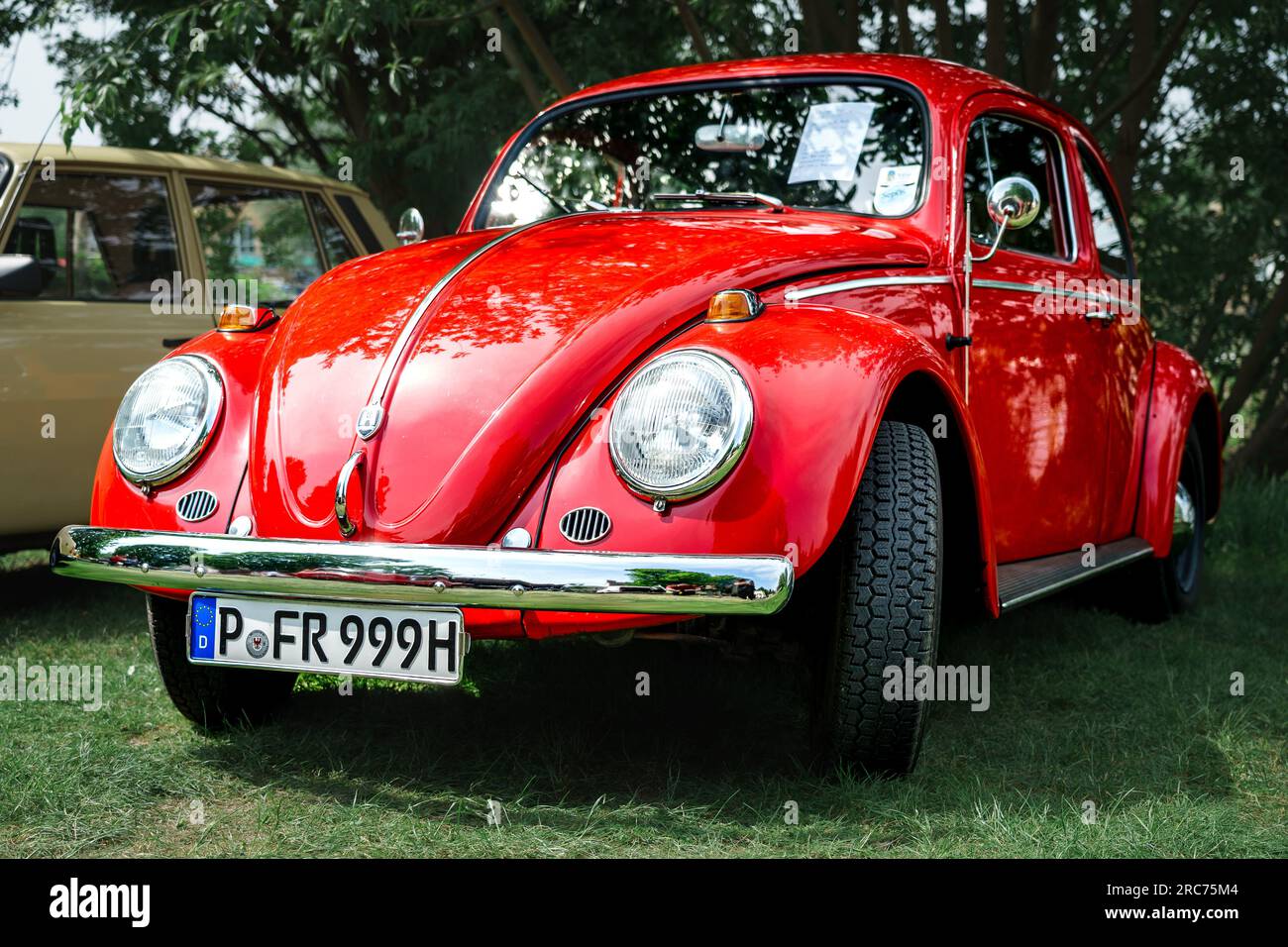 WERDER (HAVEL), DEUTSCHLAND - 20. MAI 2023: The subcompact, Economy car Volkswagen Beetle, 1960. Oldtimer - Festival Werder Classics 2023 Stockfoto