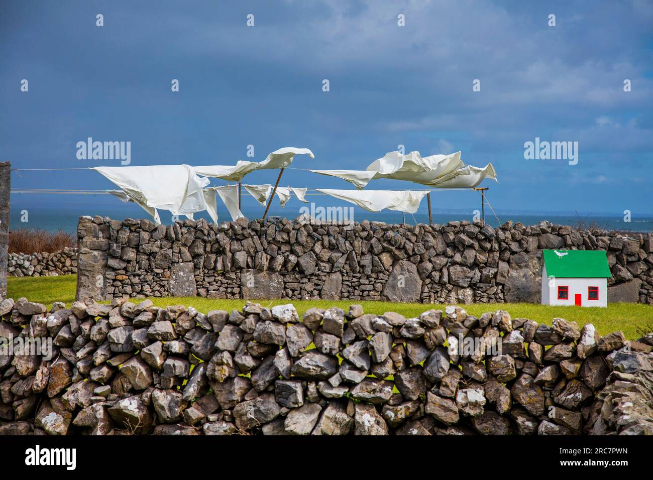 Inish More, Aran Island, Irland, Varie Stockfoto Inish More, Aran Island, Irland, Varie Stockfoto