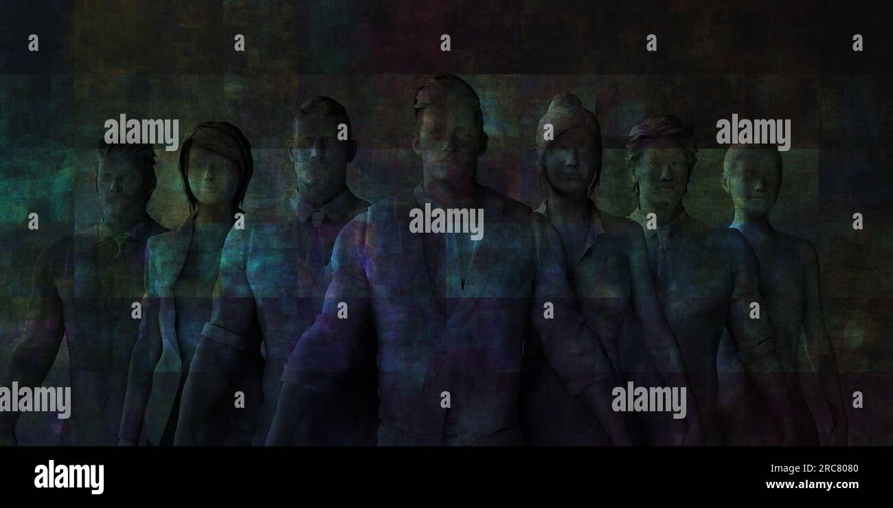 Business Innovation in Vertrieb und Marketing Kunst Stockfoto