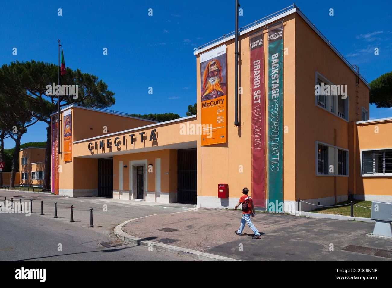 Cinecittà, Roma, Latium, Italien, SPQR, Stockfoto