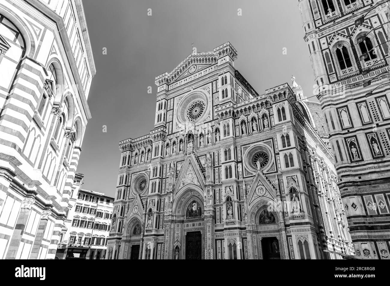 Kathedrale von Florenz, Cattedrale di Santa Maria del Fiore ist die Kathedrale von Florenz, Italien. Das Gebäude wurde 1436 fertiggestellt. Stockfoto