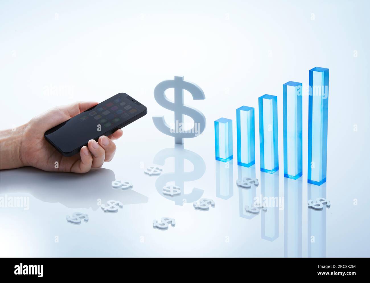 Bild für Nettoinvestition in Fremdwährung für Bildschirmzusammensetzung Stockfoto