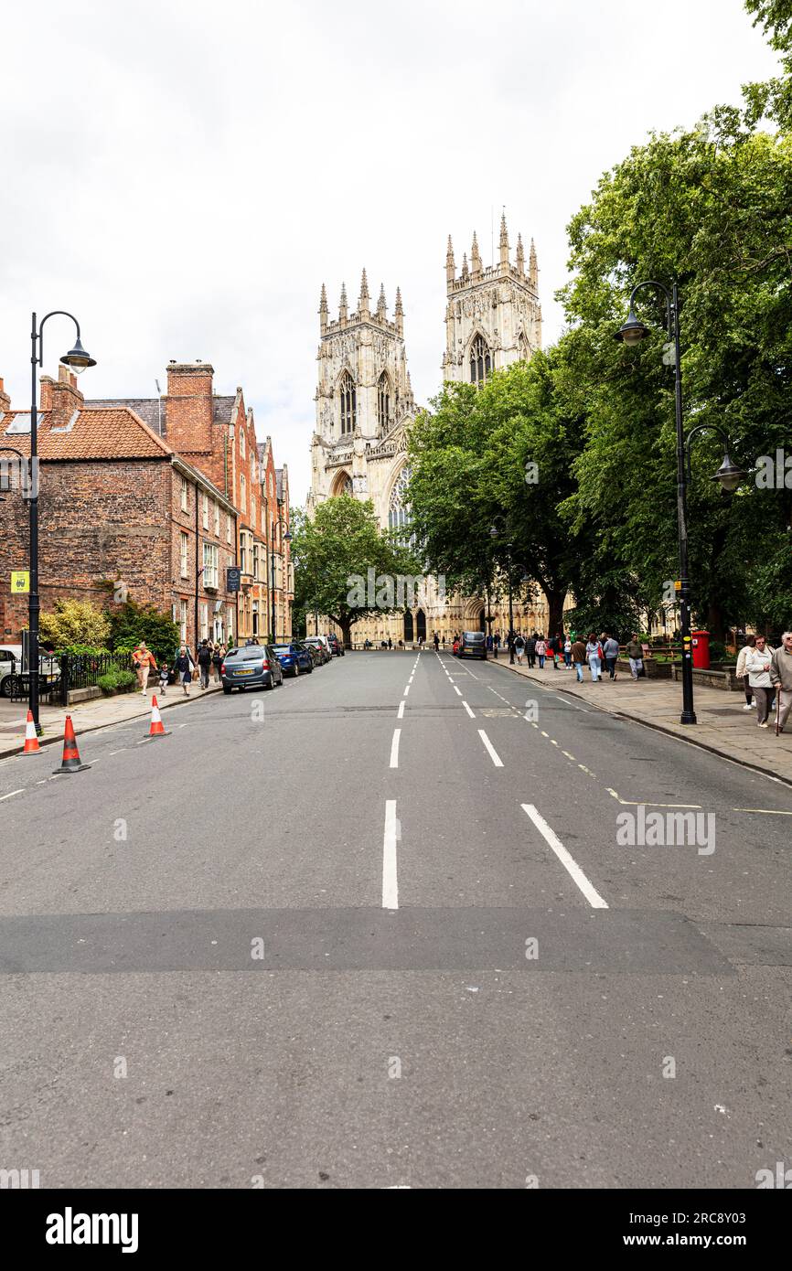 York Minster Cathedral, York, Yorkshire, Großbritannien, England, Mittelalterlich,Minster,Kathedrale,großbritannien,england,Geschichte,historisch,Gebäude,Architektur,Architektur,Architektur,Architektur, Stockfoto