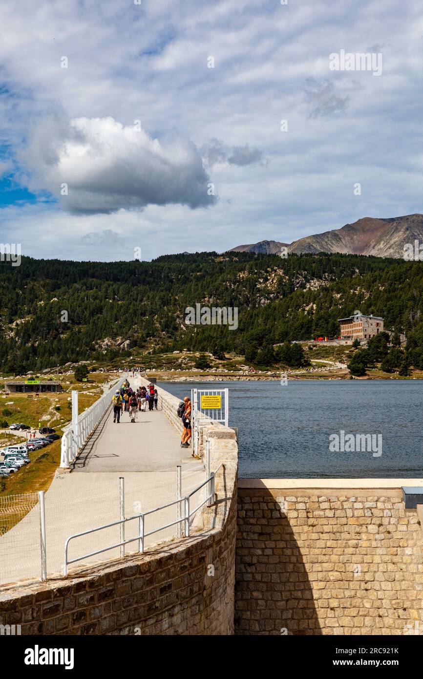 Lac de Bouillouses, Cerdagne, Frankreich Stockfoto