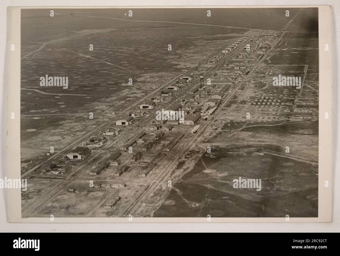 Gerstner Field in Lake Charles, Louisiana, nach dem verheerenden