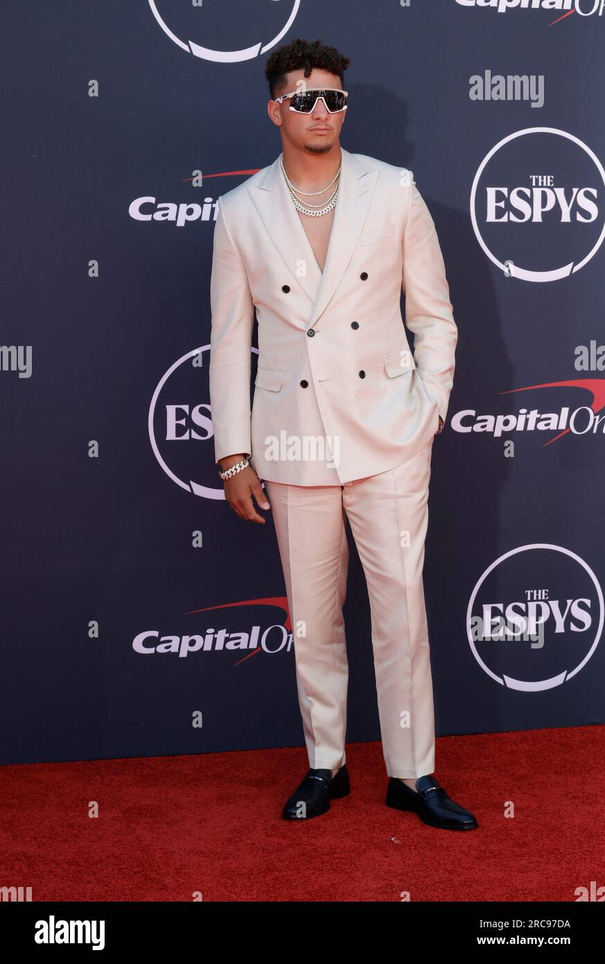 Hollywood, Ca. 12. Juli 2023. Patrick Mahomes bei der ESPYS 2023 im Dolby Theater in Los Angeles, Kalifornien, am 12. Juli 2023. Kredit: Faye Sadou/Media Punch/Alamy Live News Stockfoto