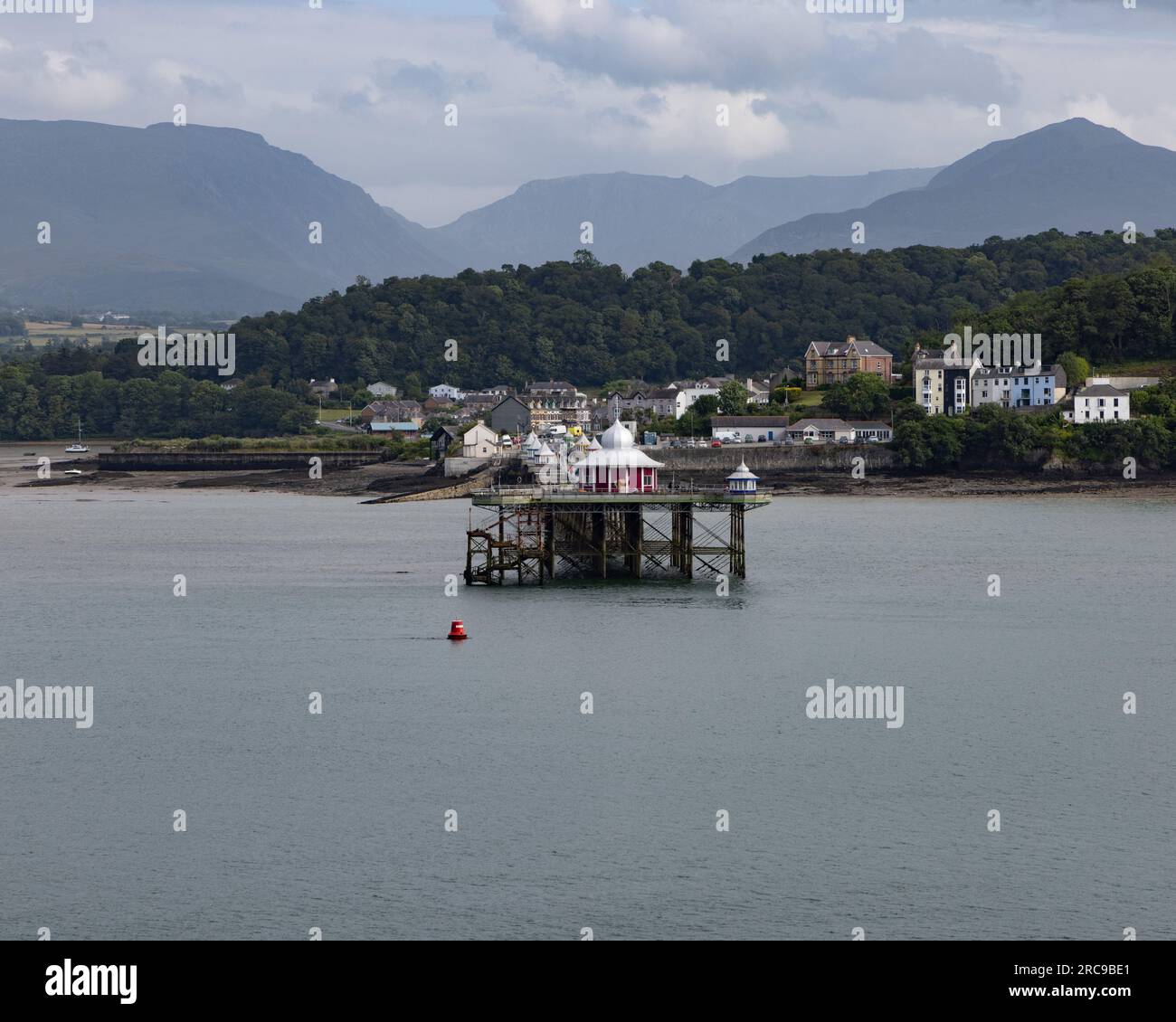 Garth Pier in Bangor in Nordwales Stockfoto